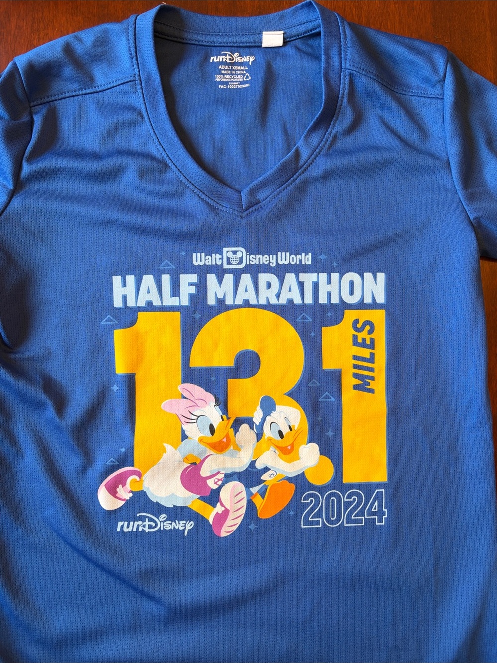 RunDisney Blue women’s  Half Marathon 13.1 Tee 2024